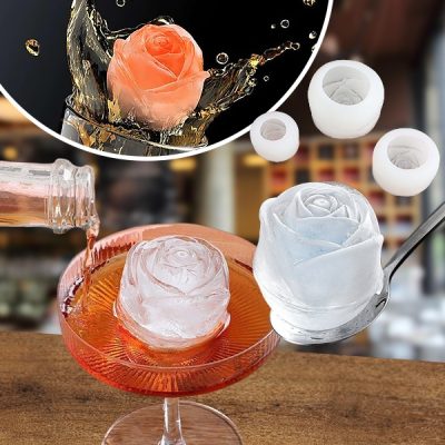 Wszechstronne Silikonowe Foremki w Kształcie Róży (3 Sztuki) | ICEROSE