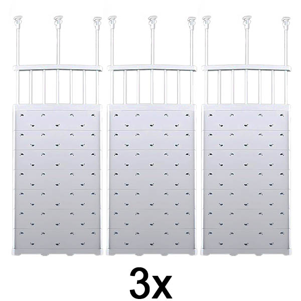 3x Rozszerzalny regał do przechowywania | SHELFEXPEND