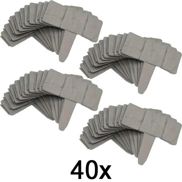 4x Kamienne obrzeże ogrodowe (10 szt.) | MINIFENCE