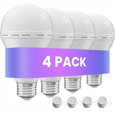 Ładowalne żarówki awaryjne (zestaw 4 sztuki) | EVOBULBS